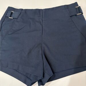 Forever 21 Spring Summer Mid Rise Navy Blue Shorts Women's Size S